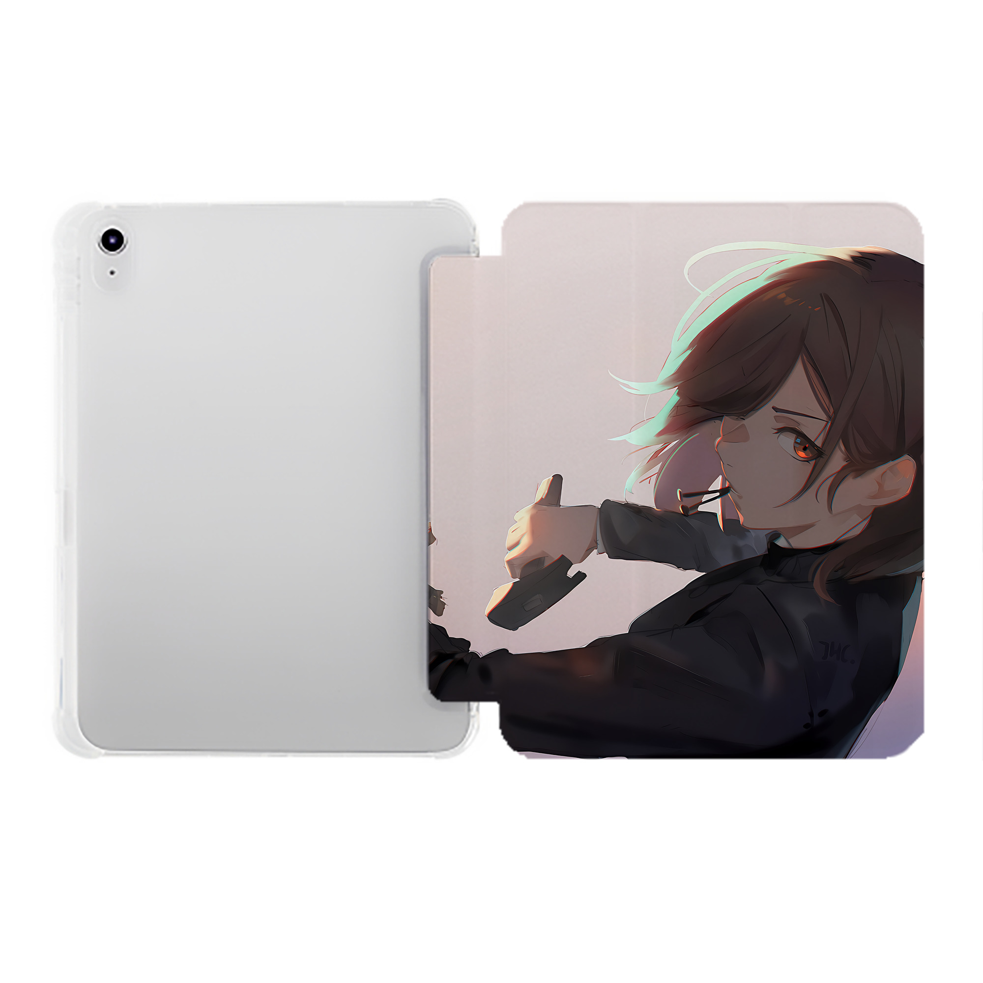 （画像用） SPY×FAMILY间谍家家酒 IPad ケース ペン収納付き 三つ折りスタンド PUレザー×シリコン 対応機種9.5/10.5/10.9インチ